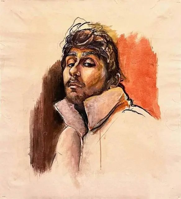 A man in a white collar