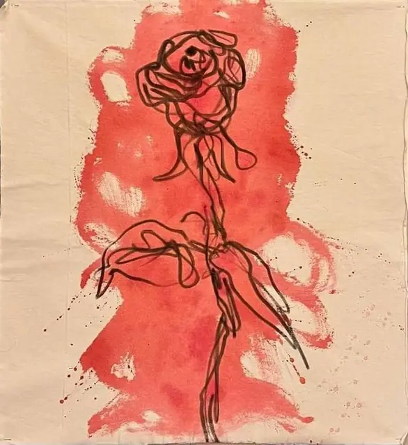 A single rose