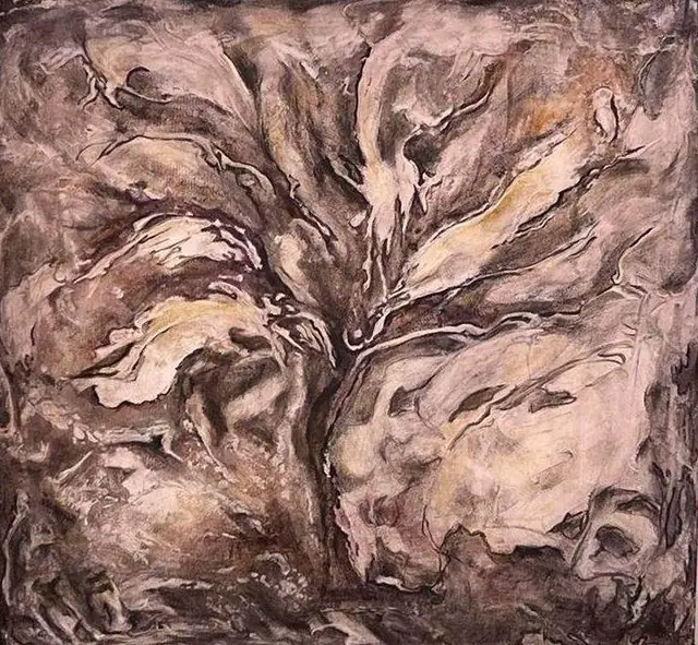 Abstract in earth tones